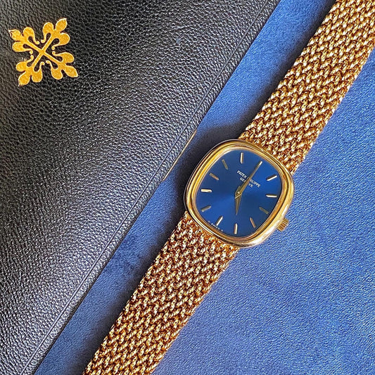 Patek Philippe Golden Ellipse 4223/4 Sigma Dial Manual Winding 18k YG - PM Vintage Watches - Patek Philippe