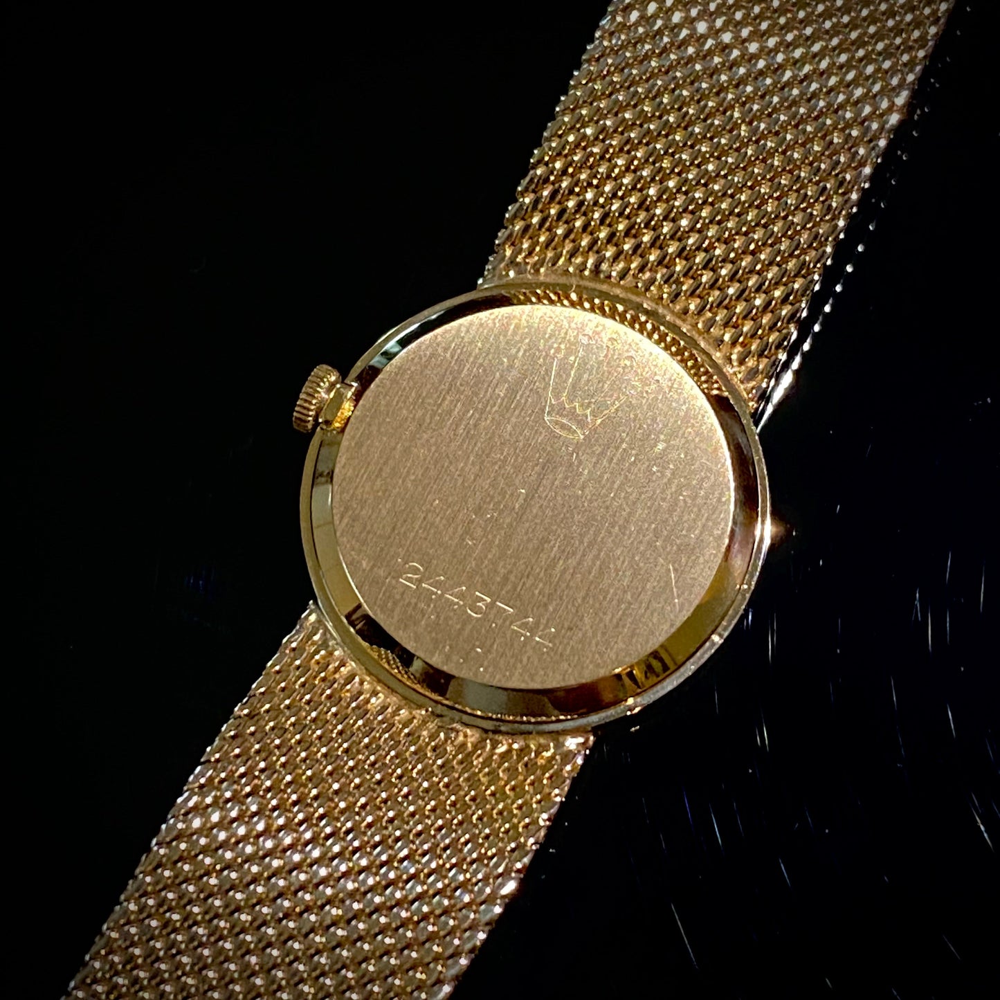 Rolex Cellini 3810 18K Yellow Gold Manual Winding Ladies Watch - PM Vintage Watches - Rolex