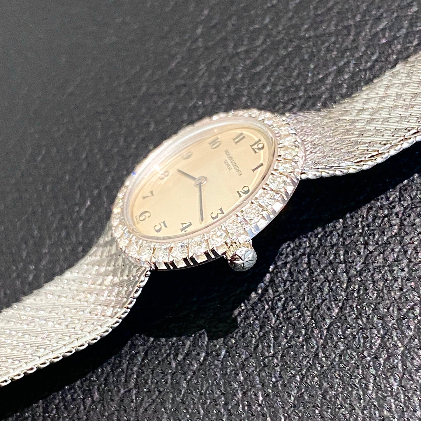 Vacheron Constantin 7146 Vintage Ladies Watch 18k White Gold Diamond Bezel - PM Vintage Watches - Vacheron Constantin