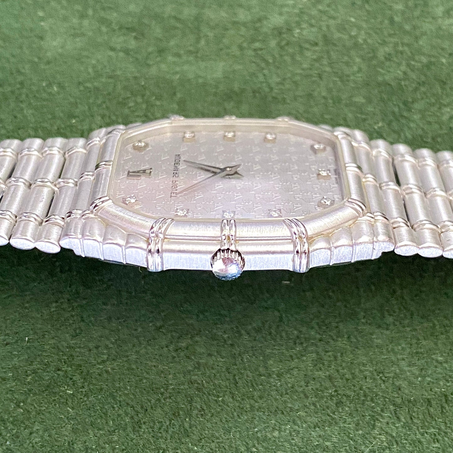 Audemars Piguet Bamboo AP Logo Dial 18K White Gold - PM Vintage Watches - Audemars Piguet