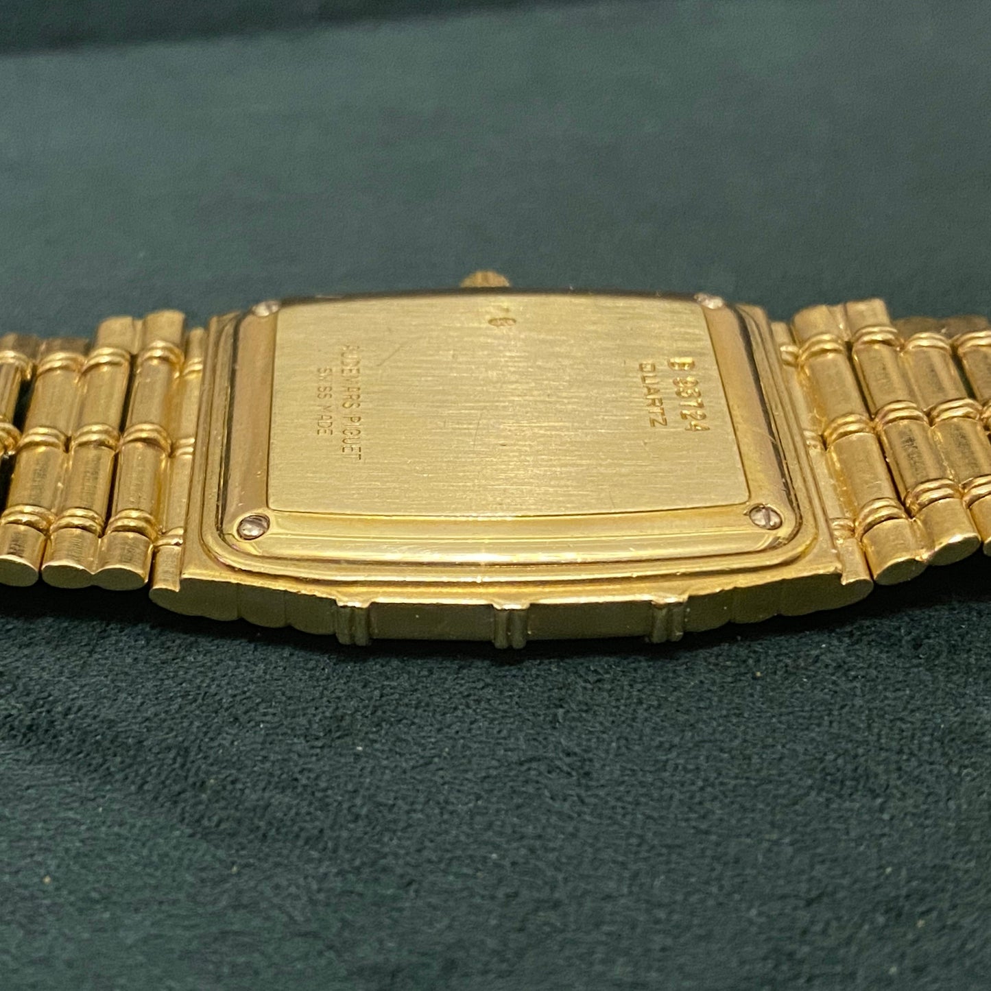 Audemars Piguet Bamboo Paved Diamond QZ Watch - PM Vintage Watches -