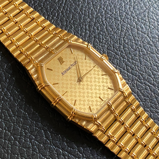 Audemars Piguet Bamboo Vintage Men's Watch 18K Gold Manual Winding - PM Vintage Watches - Audemars Piguet