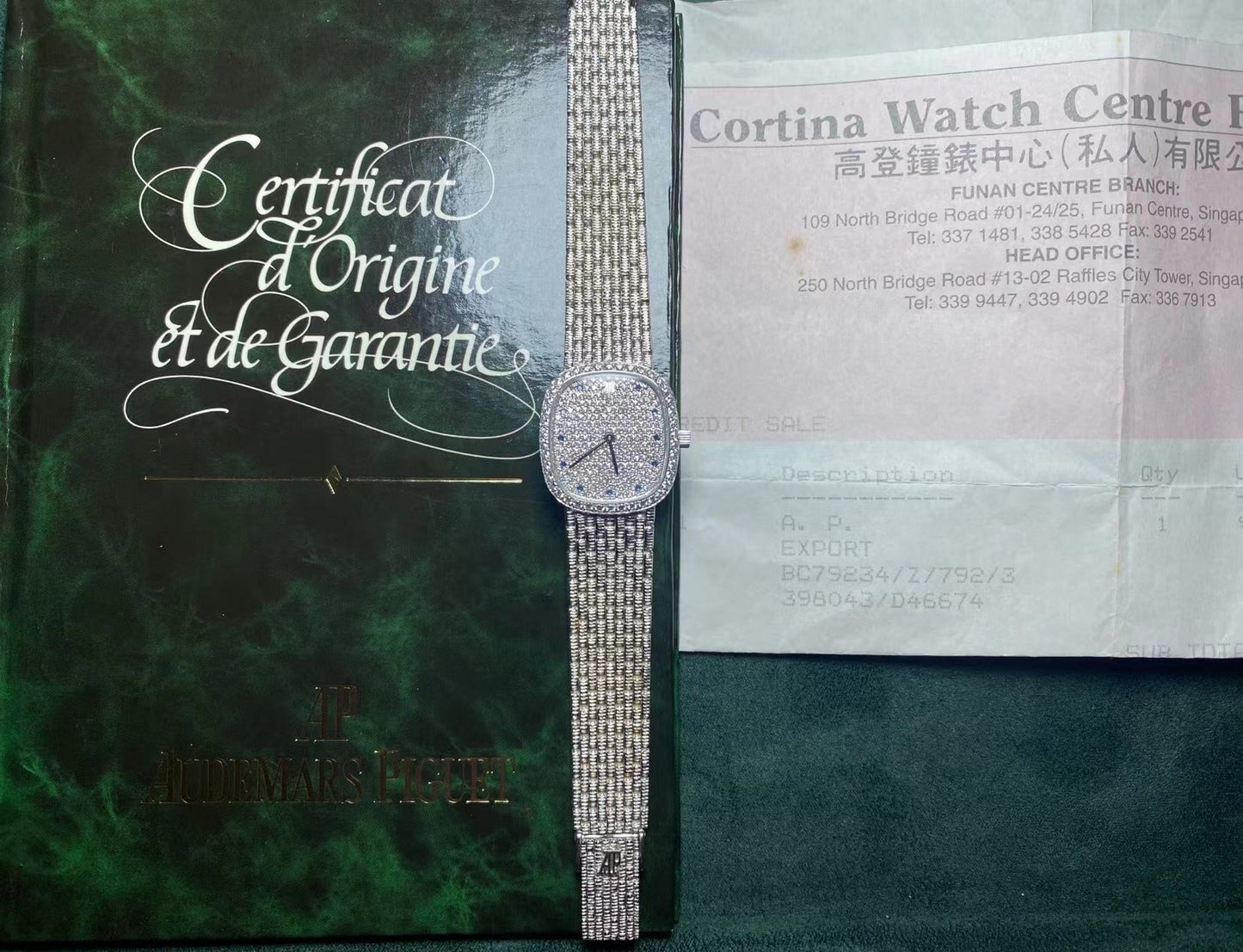 Audemars Piguet Diamond Ladies Watch White Gold - PM Vintage Watches - Audemars Piguet