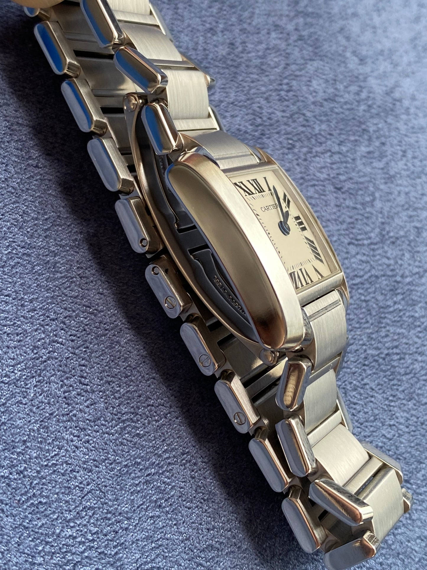 Cartier Tank Francaise 2384 SM Quartz Ladies' Watch - PM Vintage Watches - Cartier