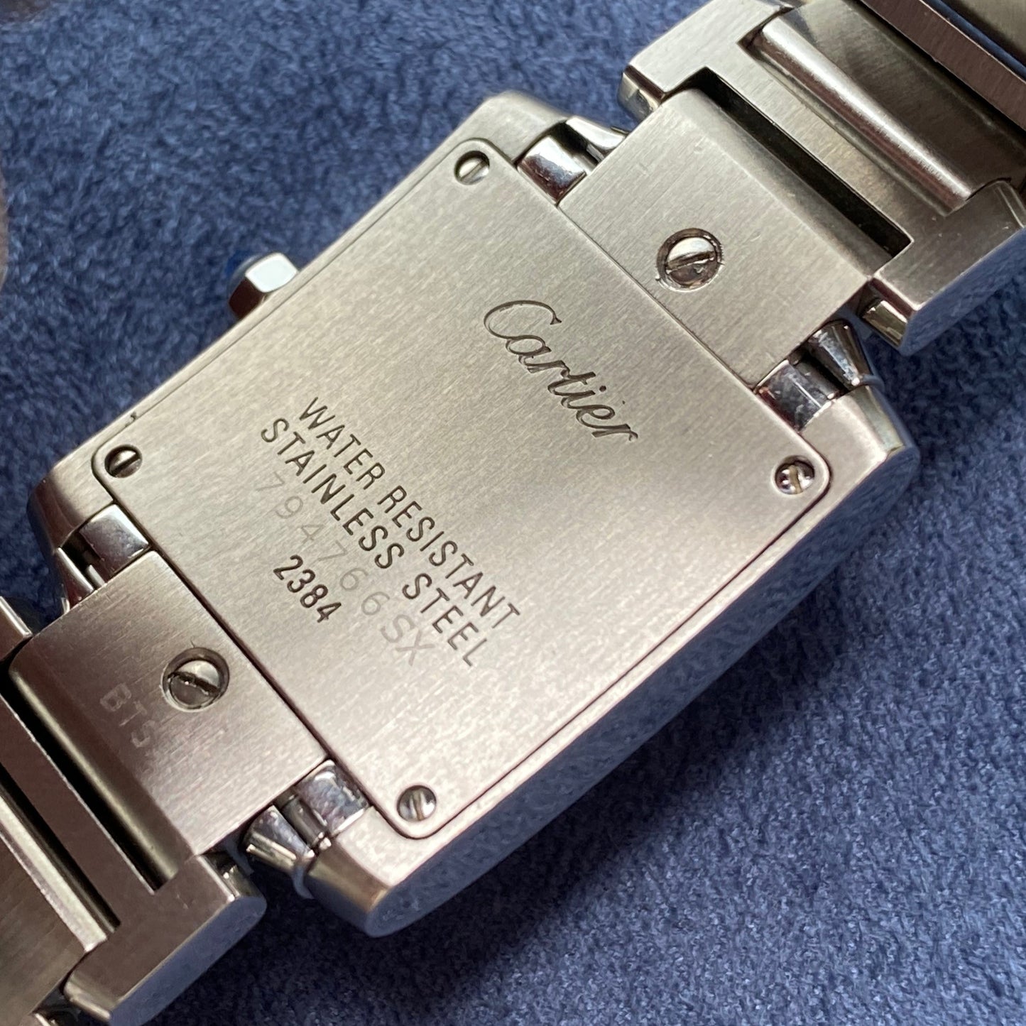 Cartier Tank Francaise 2384 SM Quartz Ladies' Watch - PM Vintage Watches - Cartier