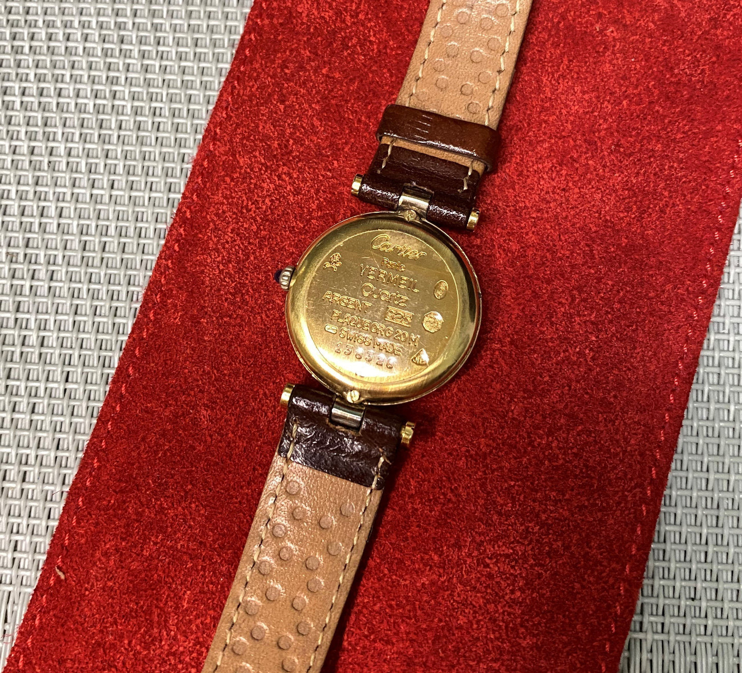 Cartier Vermeil Vendome Trinity Quartz - PM Vintage Watches - Cartier