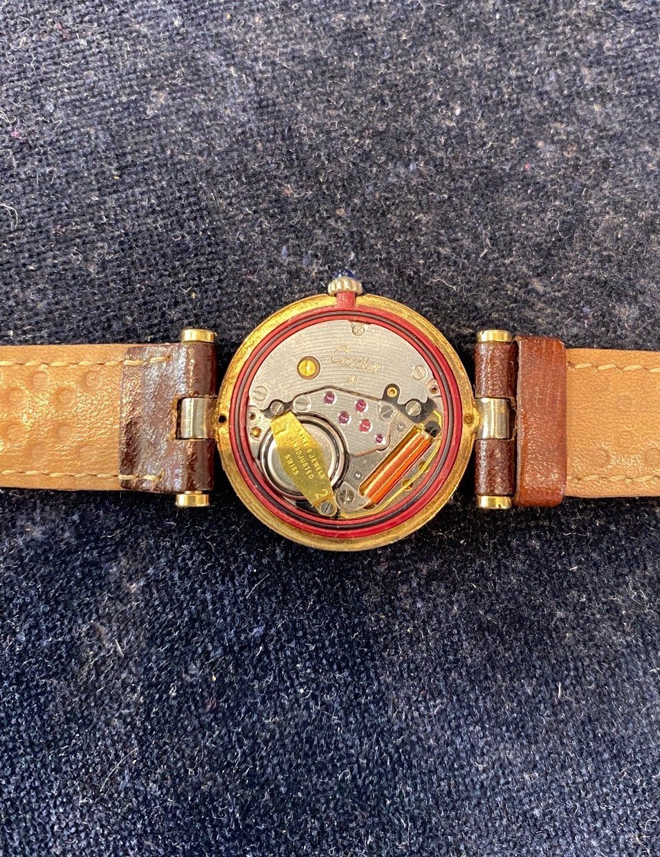 Cartier Vermeil Vendome Trinity Quartz - PM Vintage Watches - Cartier
