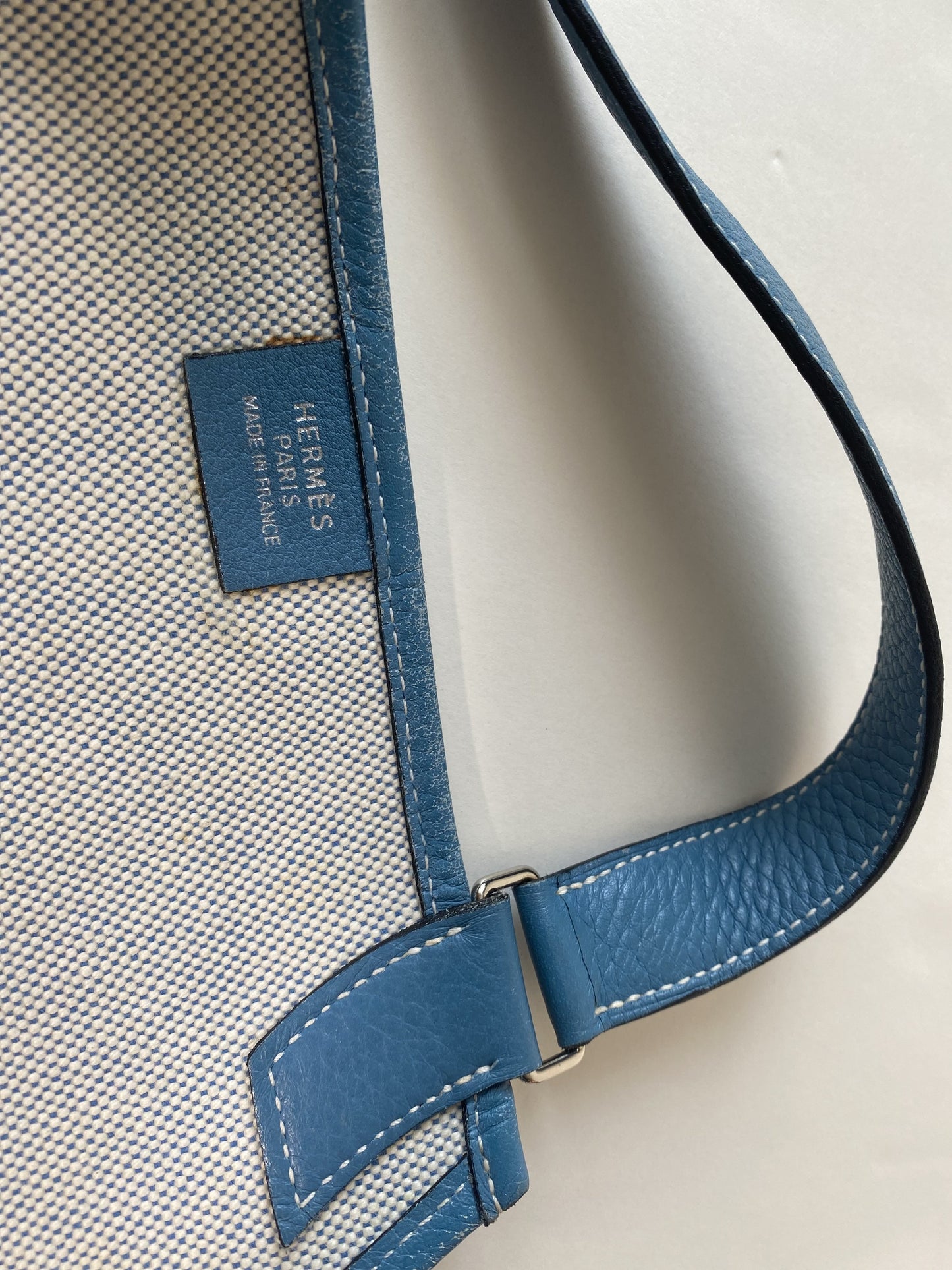 Hermes Canvas Jardinier Shoulder Bag - PM Vintage - Hermes