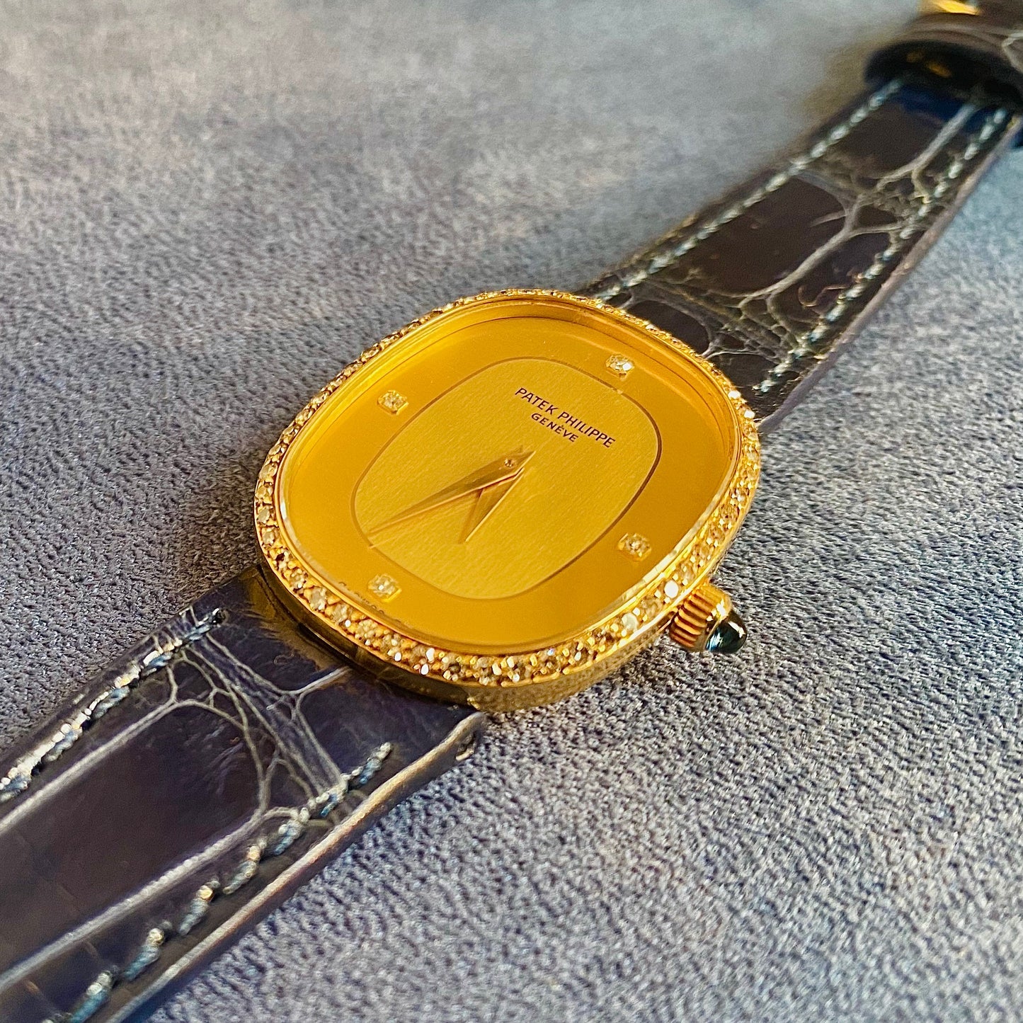 Patek Philippe Golden Ellipse 4382 Champagne Dial 18K Yellow Gold - PM VINTAGE WATCHES - Patek Philippe