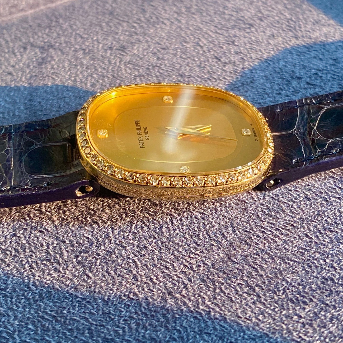 Patek Philippe Golden Ellipse 4382 Champagne Dial 18K Yellow Gold - PM VINTAGE WATCHES - Patek Philippe