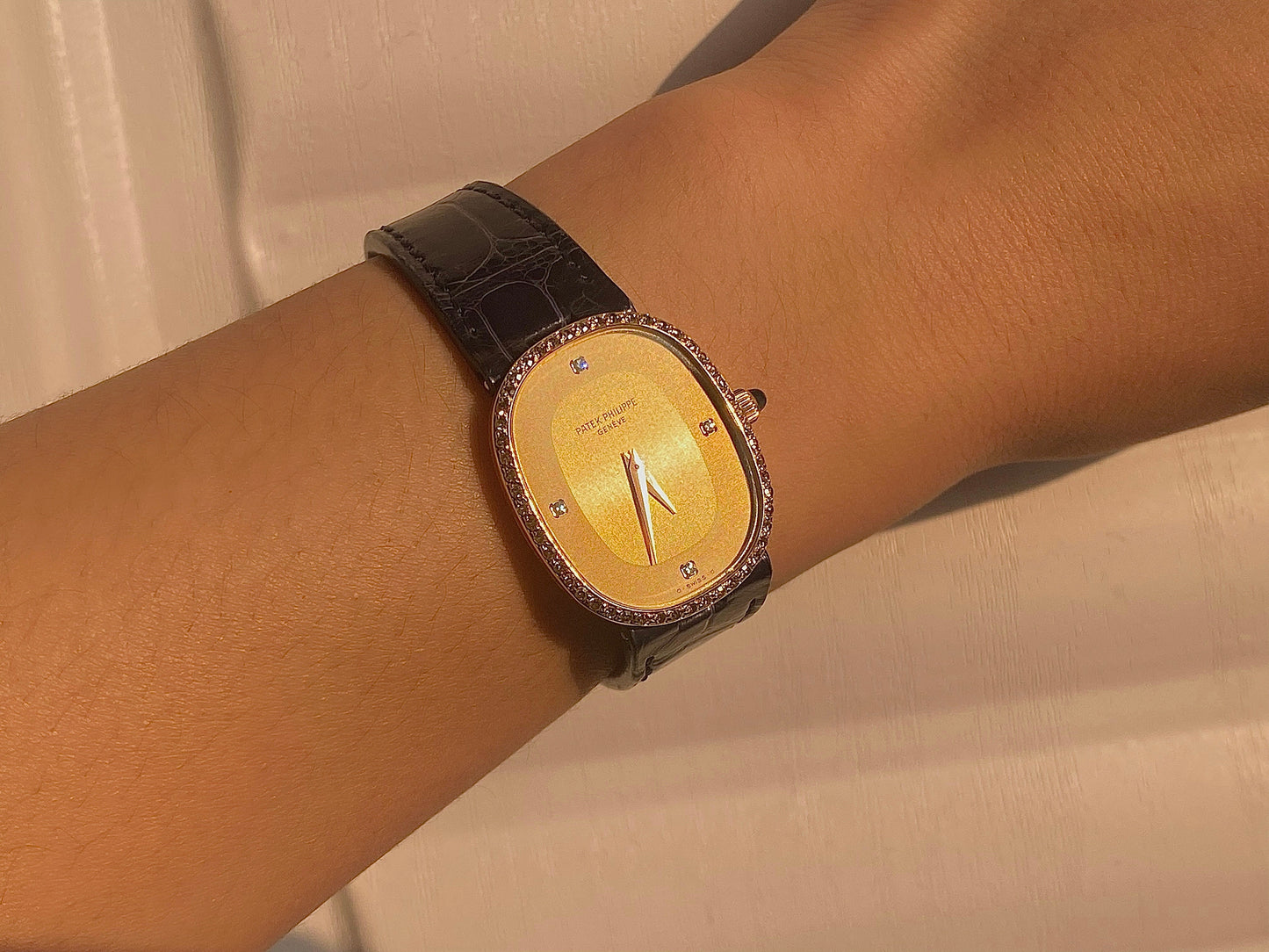 Patek Philippe Golden Ellipse 4382 Champagne Dial 18K Yellow Gold - PM VINTAGE WATCHES - Patek Philippe