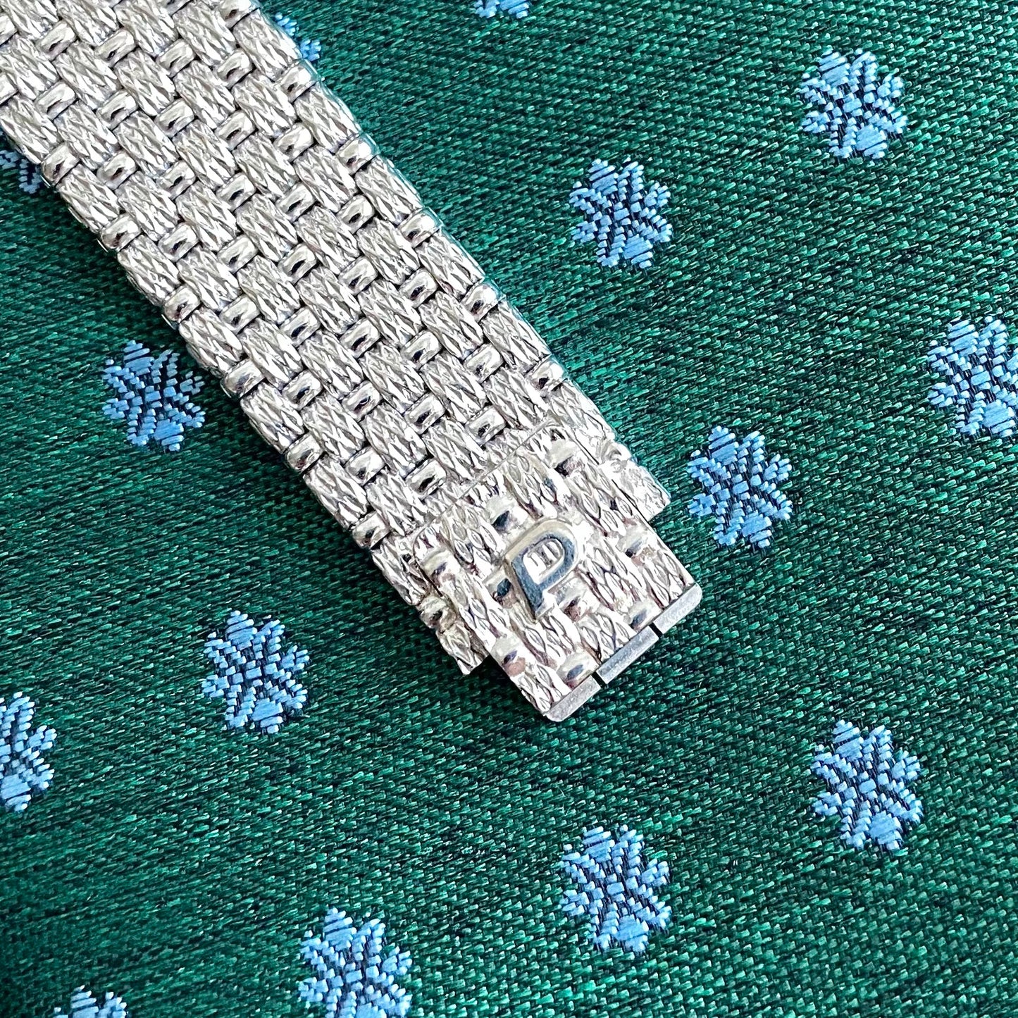 Piaget Protocole Paved Diamond Emerald Index Ladies Vintage Watch - PM Vintage Watches - Piaget