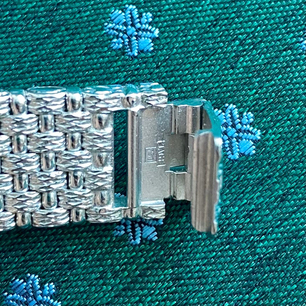 Piaget Protocole Paved Diamond Emerald Index Ladies Vintage Watch - PM Vintage Watches - Piaget
