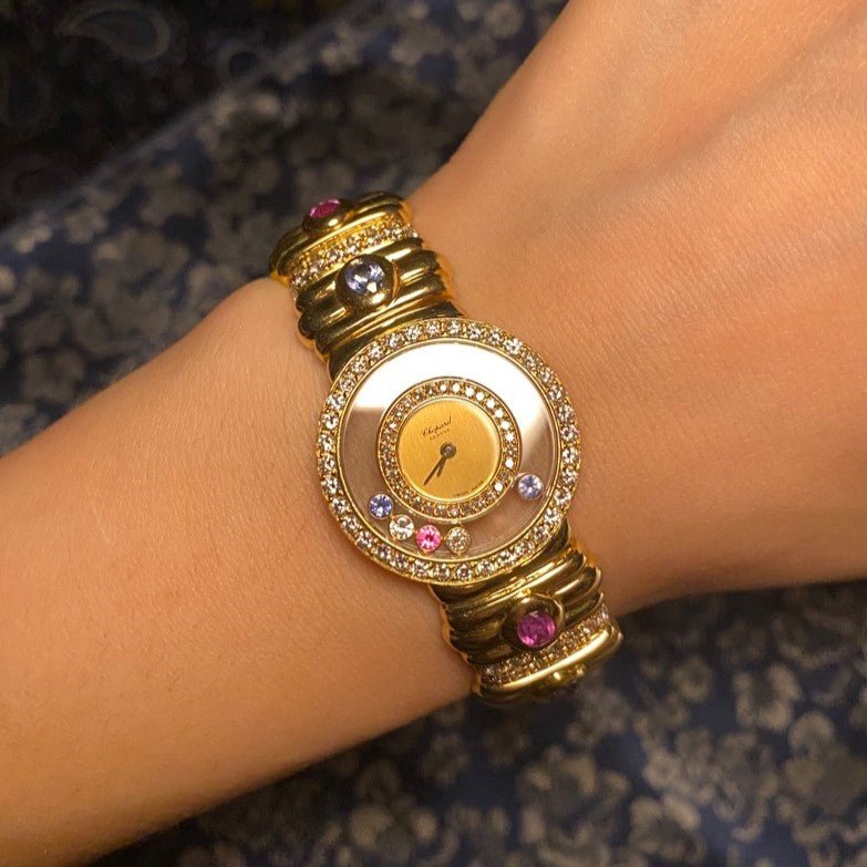 RARE Chopard Happy Diamond 205564 Ladies Watch - PM VINTAGE WATCHES - Chopard