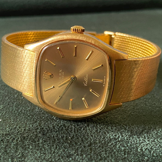 Rolex Cellini 3801 Vintage Ladies Watch Manual Winding - PM Vintage Watches - Rolex