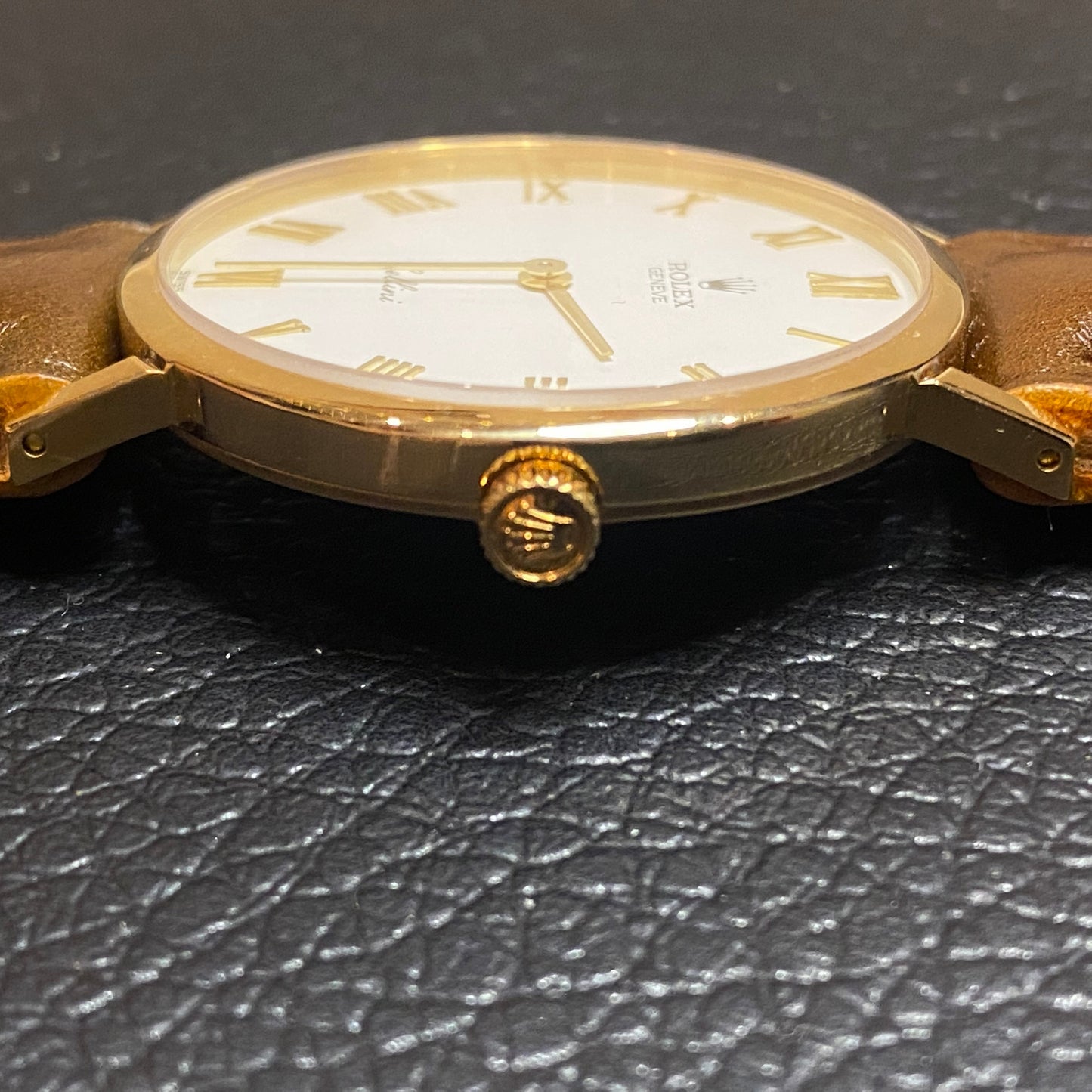 Rolex Cellini 4112 18K YG Manual Winding - PM Vintage Watches - Rolex