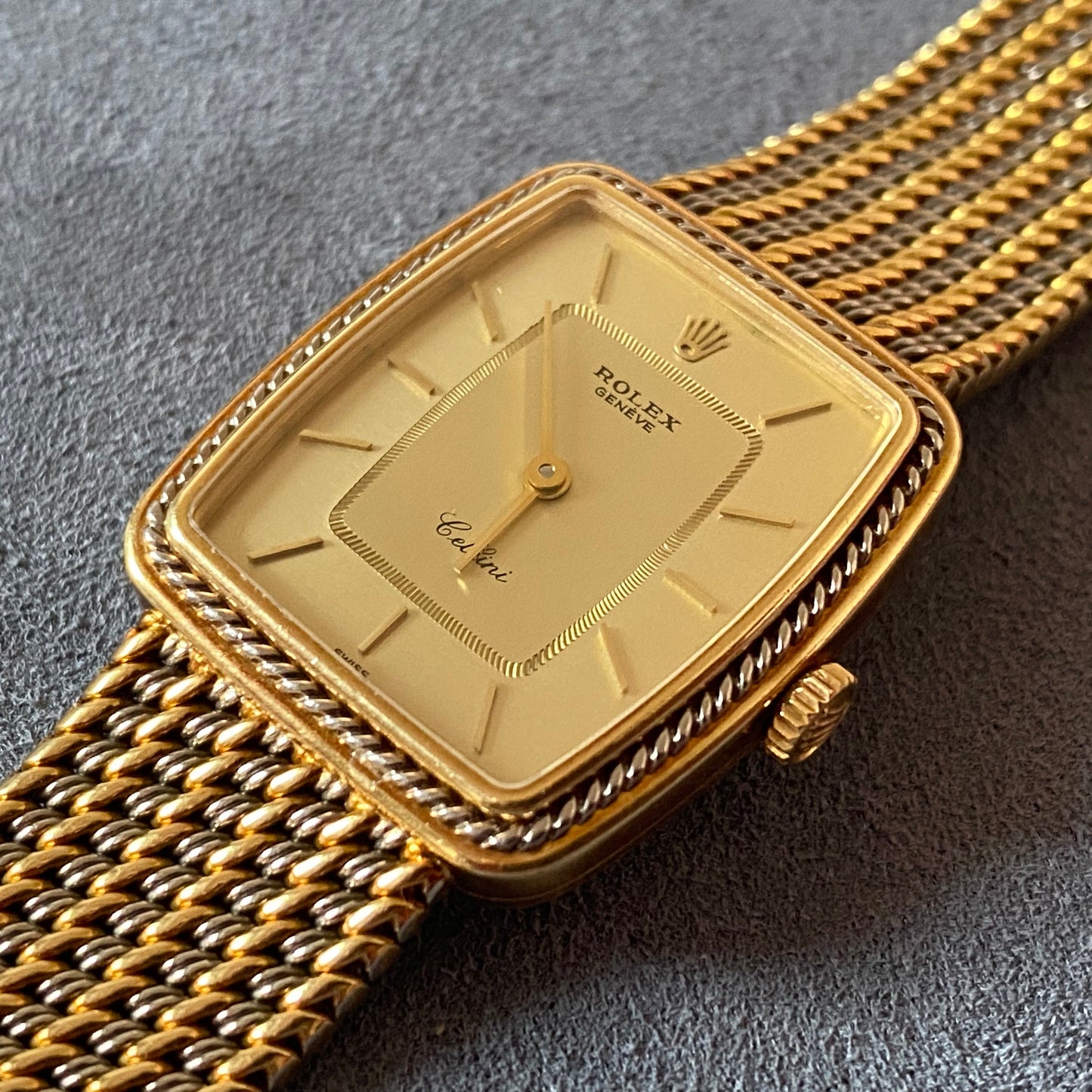 Rolex Cellini 4339 18k Yellow Gold Lady's Watch - PM Vintage Watches - Rolex