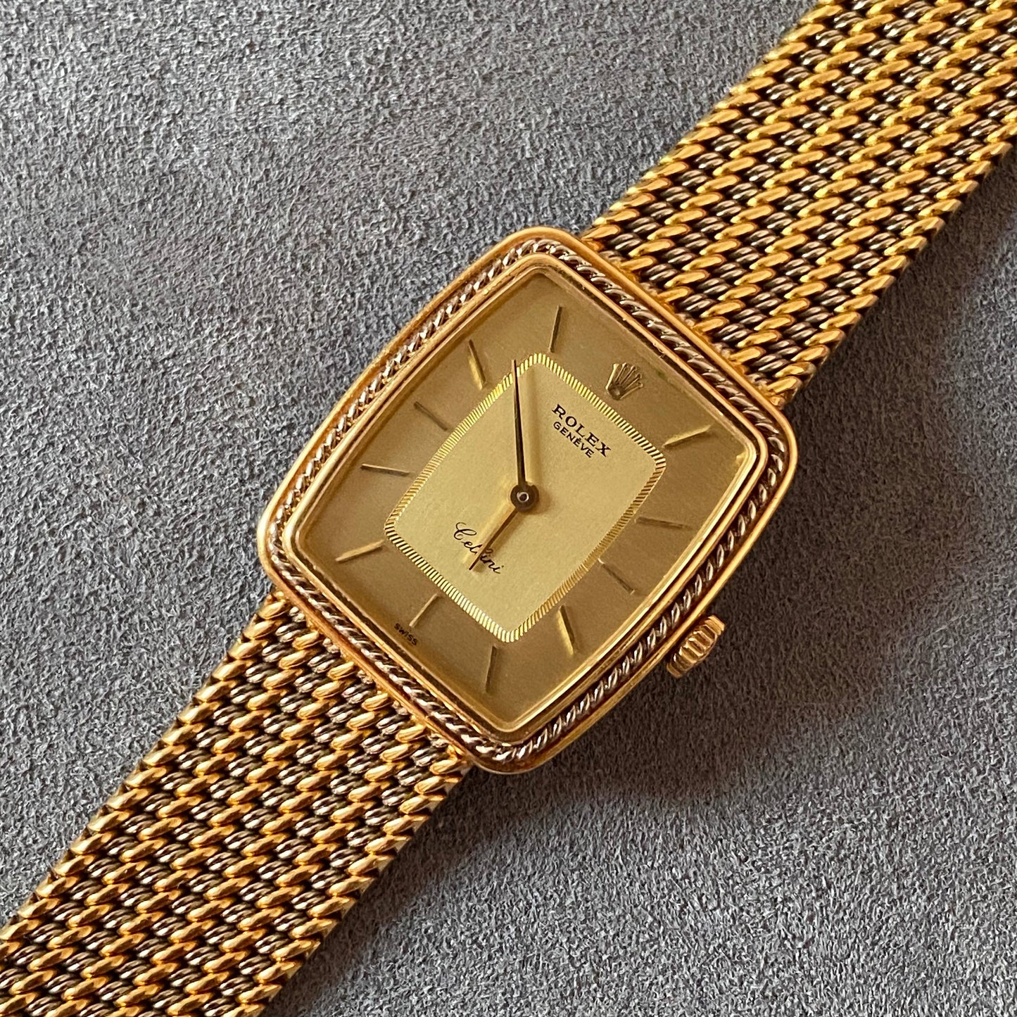 Rolex Cellini 4339 18k Yellow Gold Lady's Watch - PM Vintage Watches - Rolex