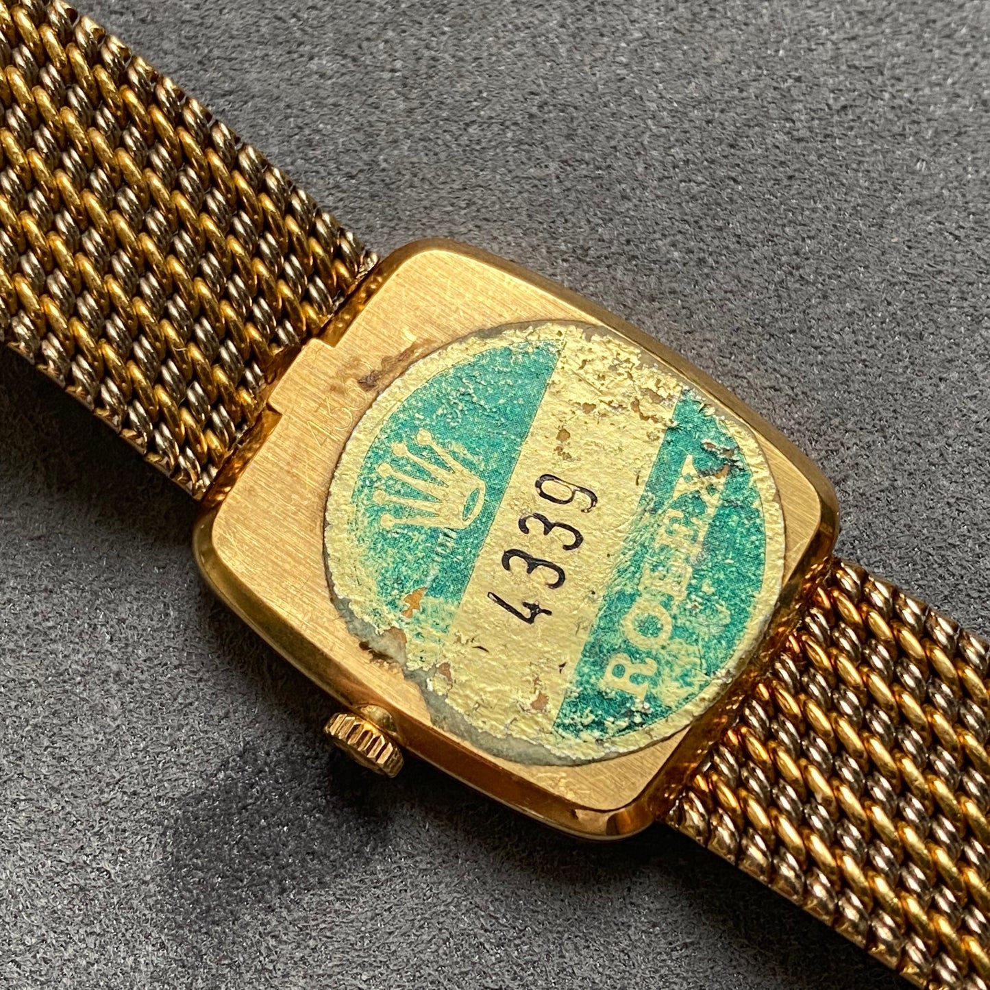 Rolex Cellini 4339 18k Yellow Gold Lady's Watch - PM Vintage Watches - Rolex