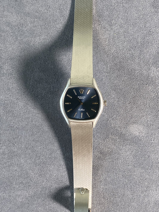 Rolex Cellini Vintage Watch 3801 White Gold Manual Winding - PM Vintage Watches - Rolex