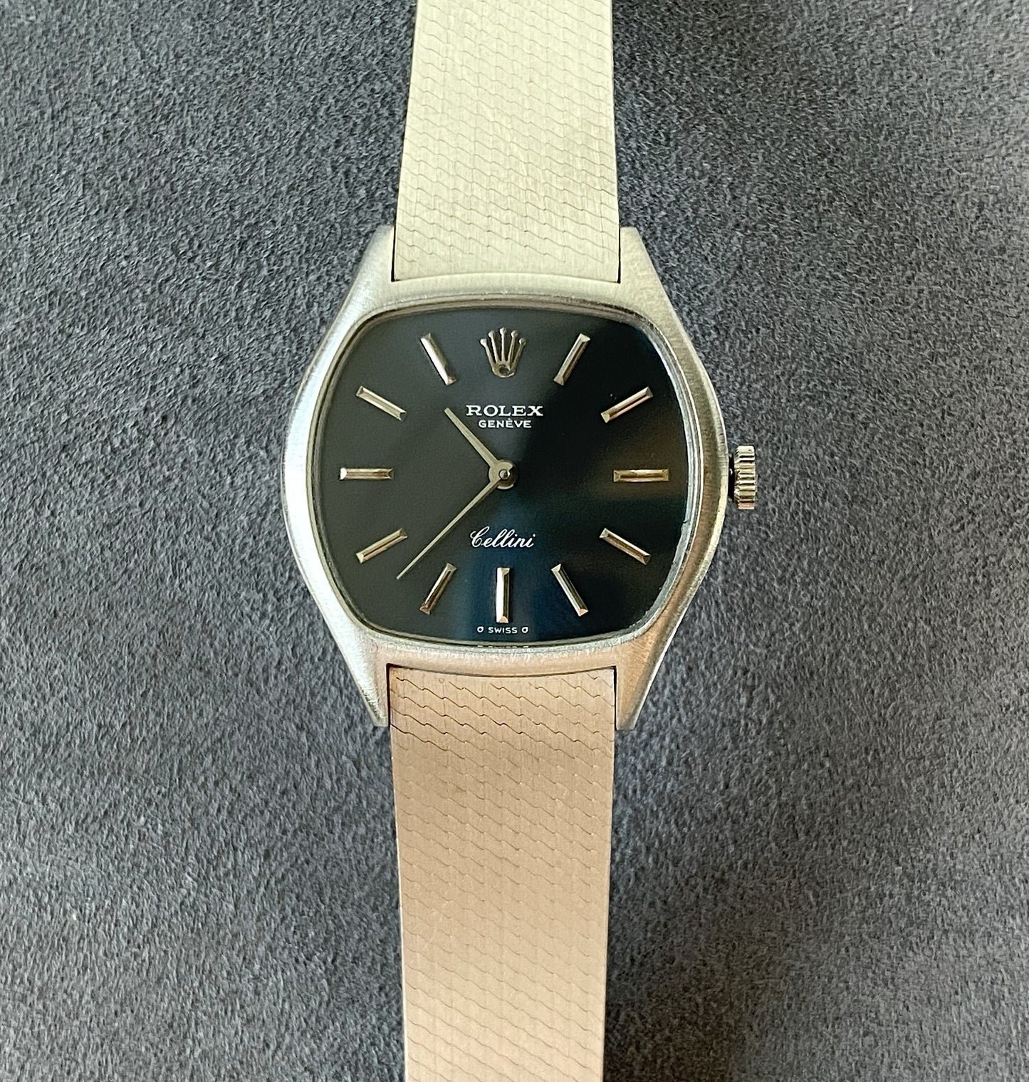 Rolex Cellini Vintage Watch 3801 White Gold Manual Winding - PM Vintage Watches - Rolex