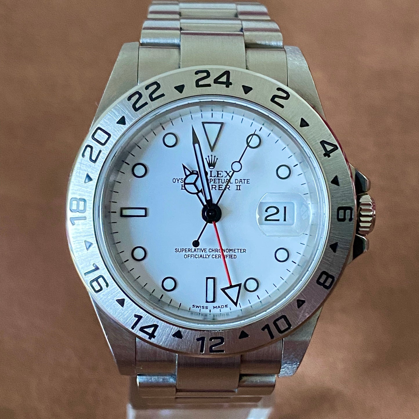 Rolex Explorer II 16570 Automatic Men's Watch - PM Vintage Watches - Rolex