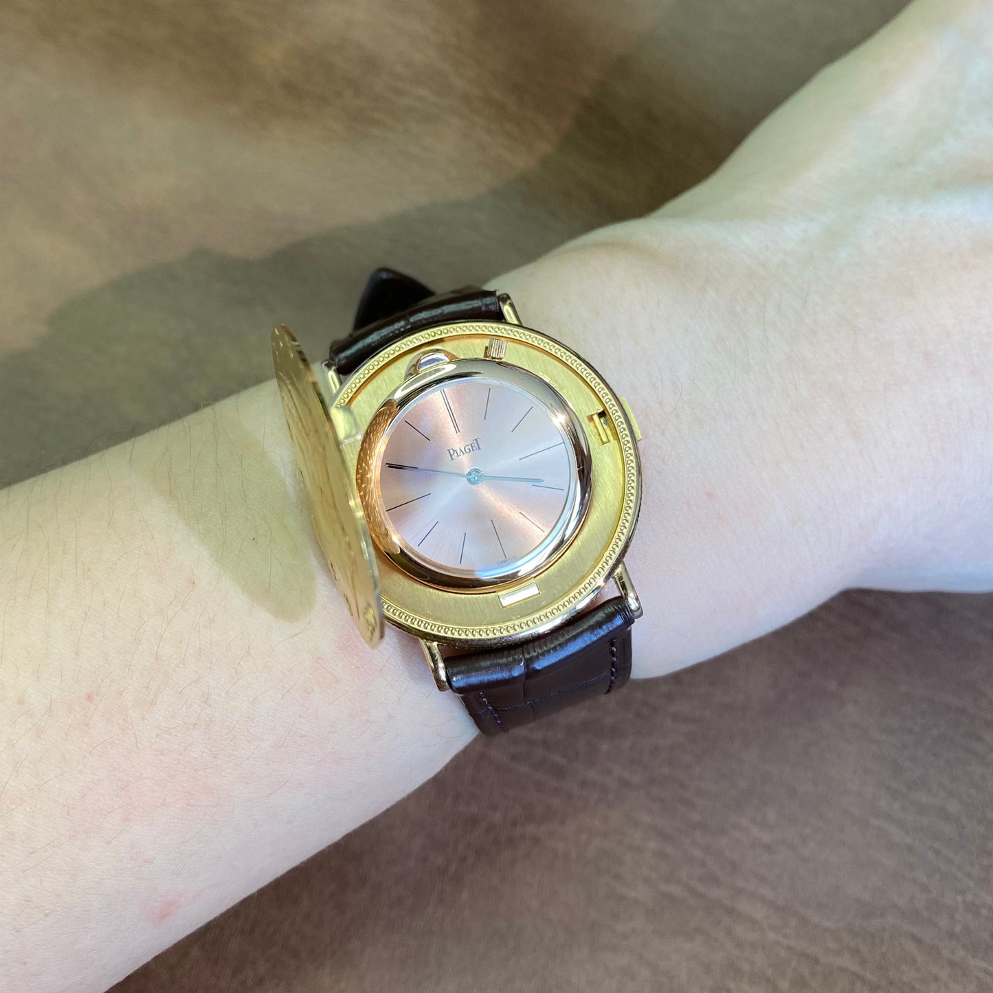 1890 Piaget TWENTY Dollars $20 Gold Coin Watch