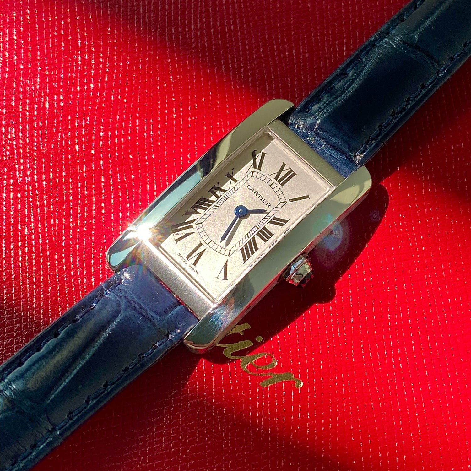 Cartier Tank Americaine 3970 - PM VINTAGE WATCHES - Cartier