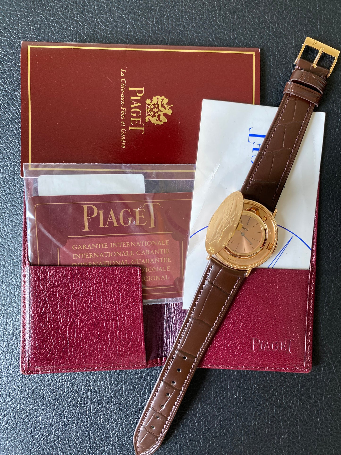 1890 Piaget TWENTY Dollars $20 Gold Coin Watch