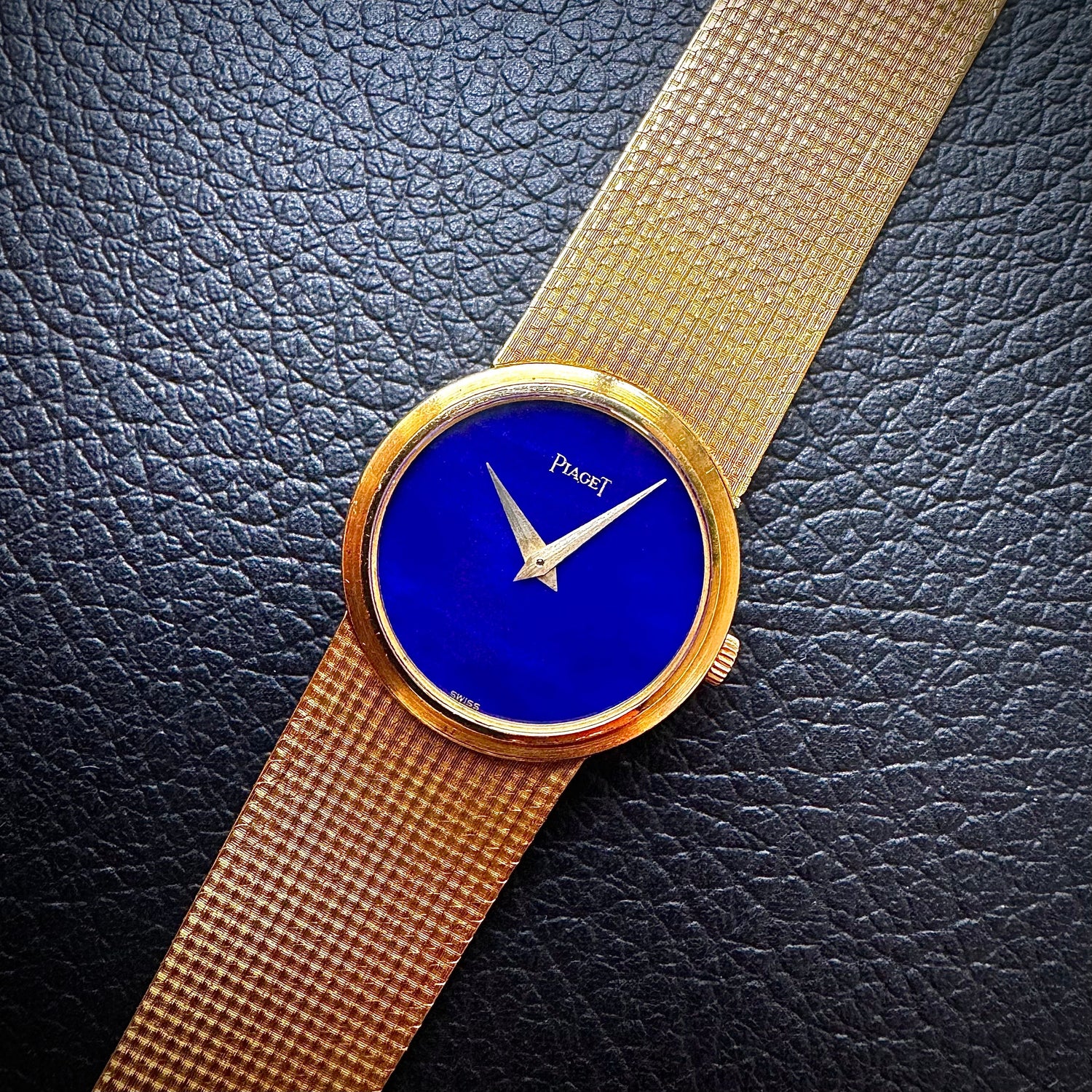 Ladies Piaget Vintage 18K Lapis Lazuli Dial - PM VINTAGE WATCHES - Piaget