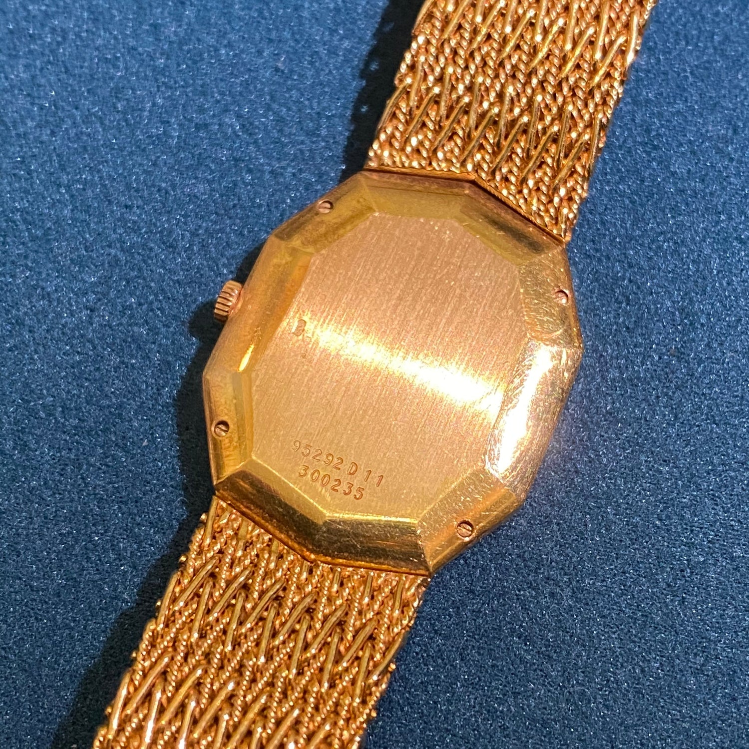 Piaget Octagonal Vintage Ladies' Watch Onyx Tiger's Eye Dial 18ct Yellow Gold - PM VINTAGE WATCHES - Piaget