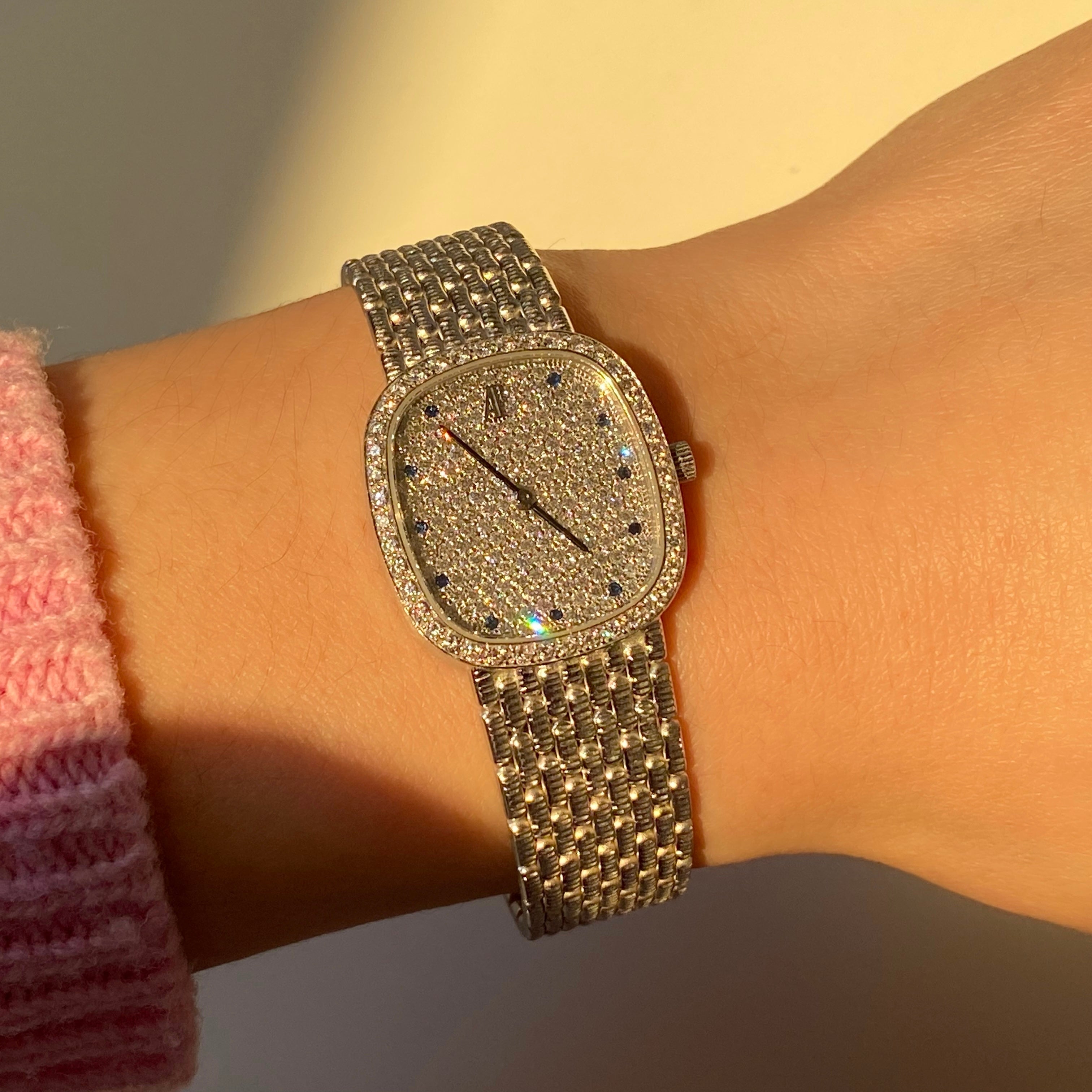 Audemars Piguet Diamond Ladies Watch White Gold – PM VINTAGE WATCHES