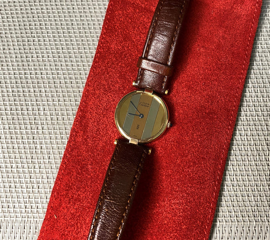 Cartier Vermeil Vendome Trinity Quartz - PM Vintage Watches - Cartier