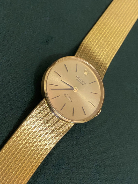 Rolex Cellini 4112 Gold Vintage Ladies Watch - PM Vintage Watches - Rolex