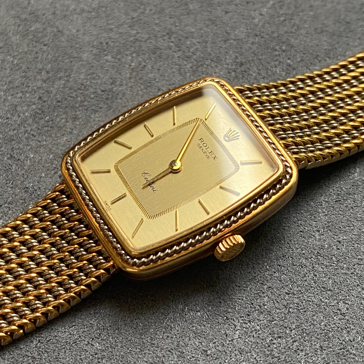 Rolex Cellini 4339 18k Yellow Gold Lady's Watch - PM Vintage Watches - Rolex